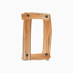 木纹英文字母字体D