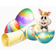 可爱卡通兔子背景