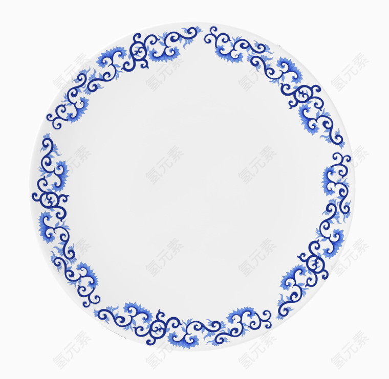 青花瓷盘子