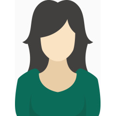 扁平化人物头像矢量素材