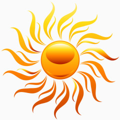 卡通夏日元素太阳