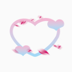 炫彩立体爱心