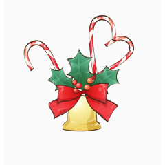 圣诞节铃铛手杖