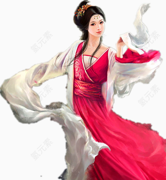 古风图片卡通小人图案