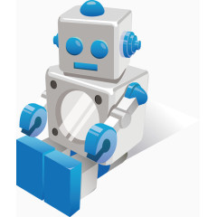 卡通手绘机器人