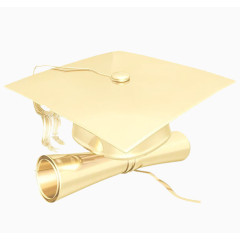 矢量学士帽药分子素材