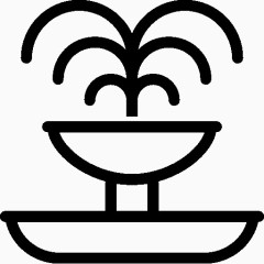 城市喷泉图标