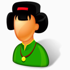亚洲的女性老板桌面图标
