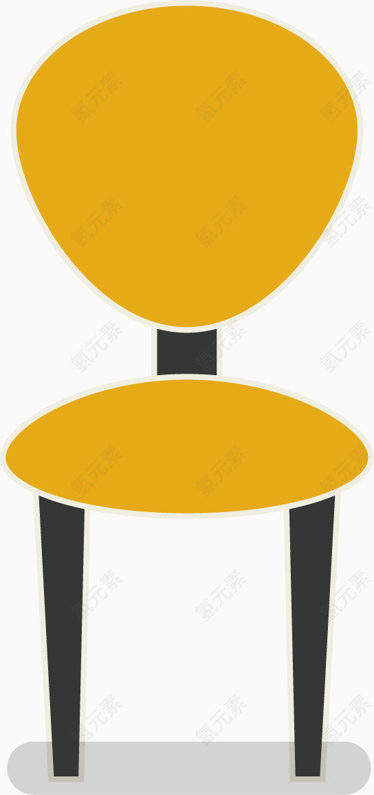 矢量房间椅子设计图标01