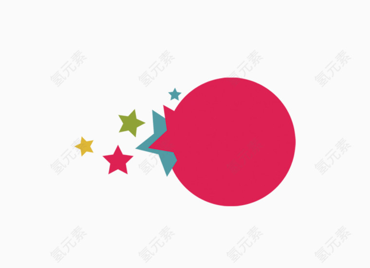 彩色多形状促销标签