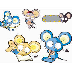小老鼠矢量可爱卡通