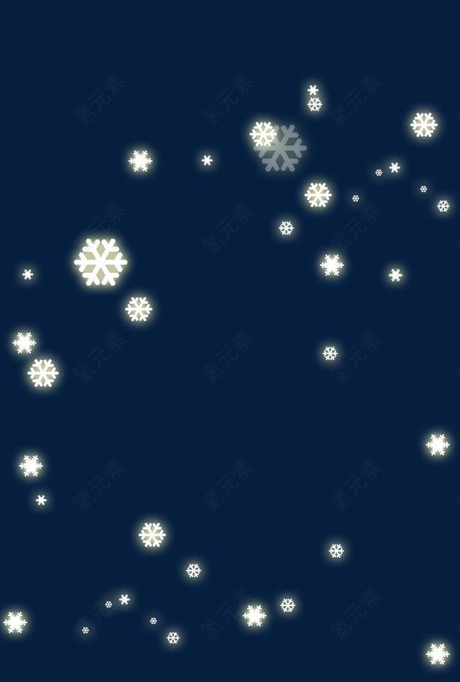 白色梦幻雪花