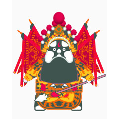 京剧 卡通 人物 