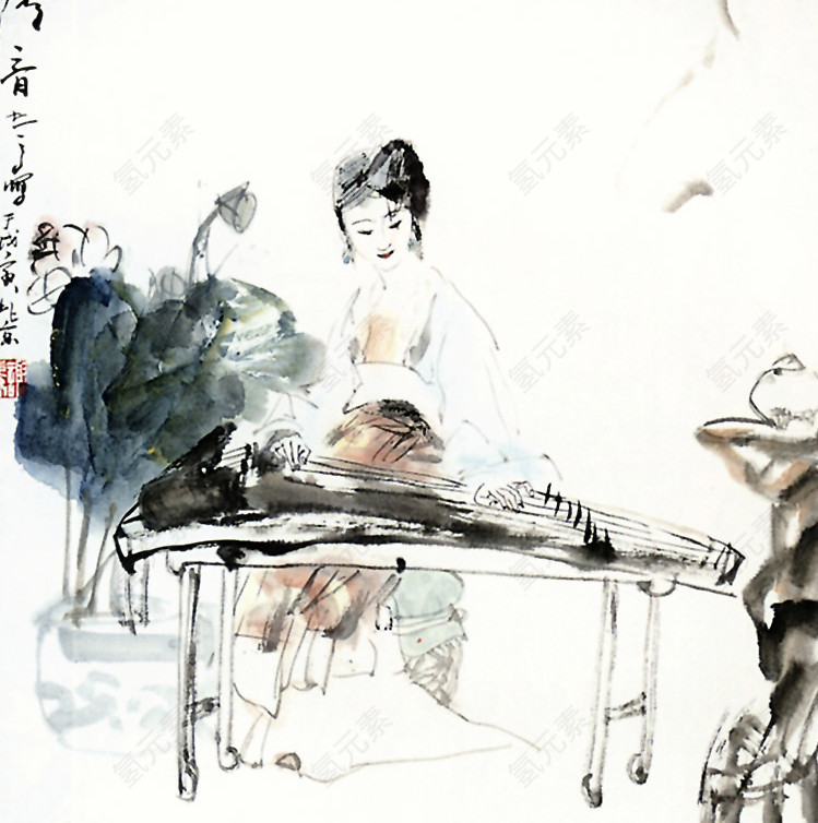 泼墨人物