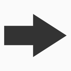 右箭头标识图标