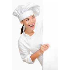 厨师美女   白色复制