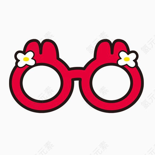 卡通爱丽丝红色小兔子帽子