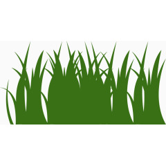 绿色草丛设计矢量素材