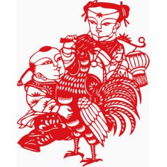 灯笼剪纸