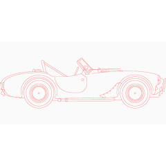 创意玩具孤独白红车