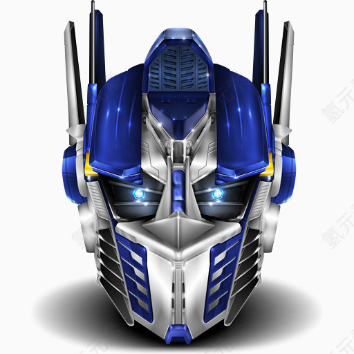 变压器变形金刚机器人Optimus-Prime-Helmet-Icon