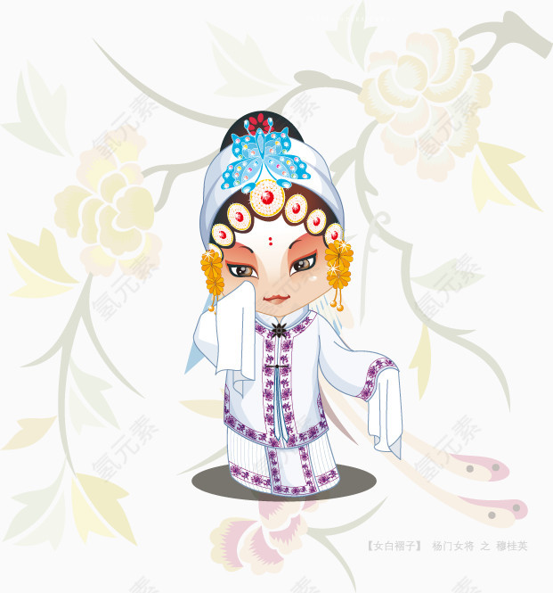  卡通戏剧京剧人物Q版