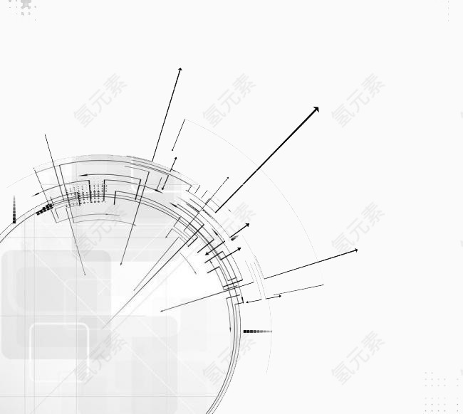 几何交错科技元素