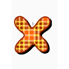 趣味创意字母X