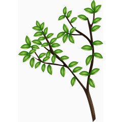 卡通树枝