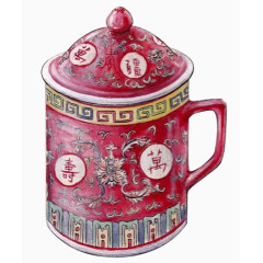 中国古风茶杯
