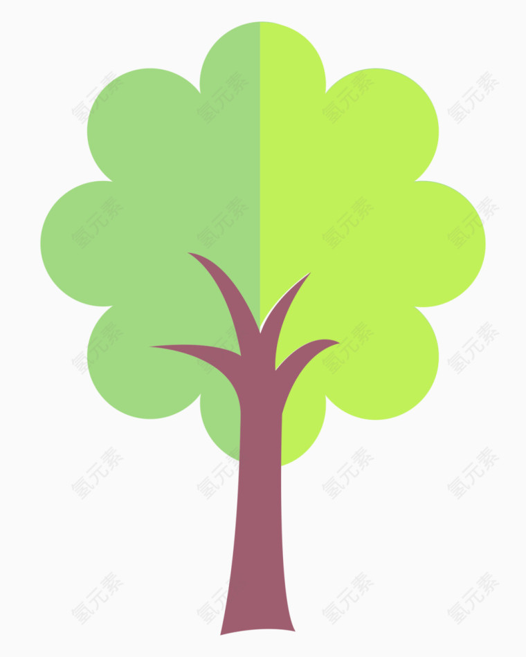 绿色树木LOGO