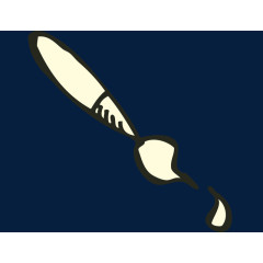 矢量上课羽毛笔