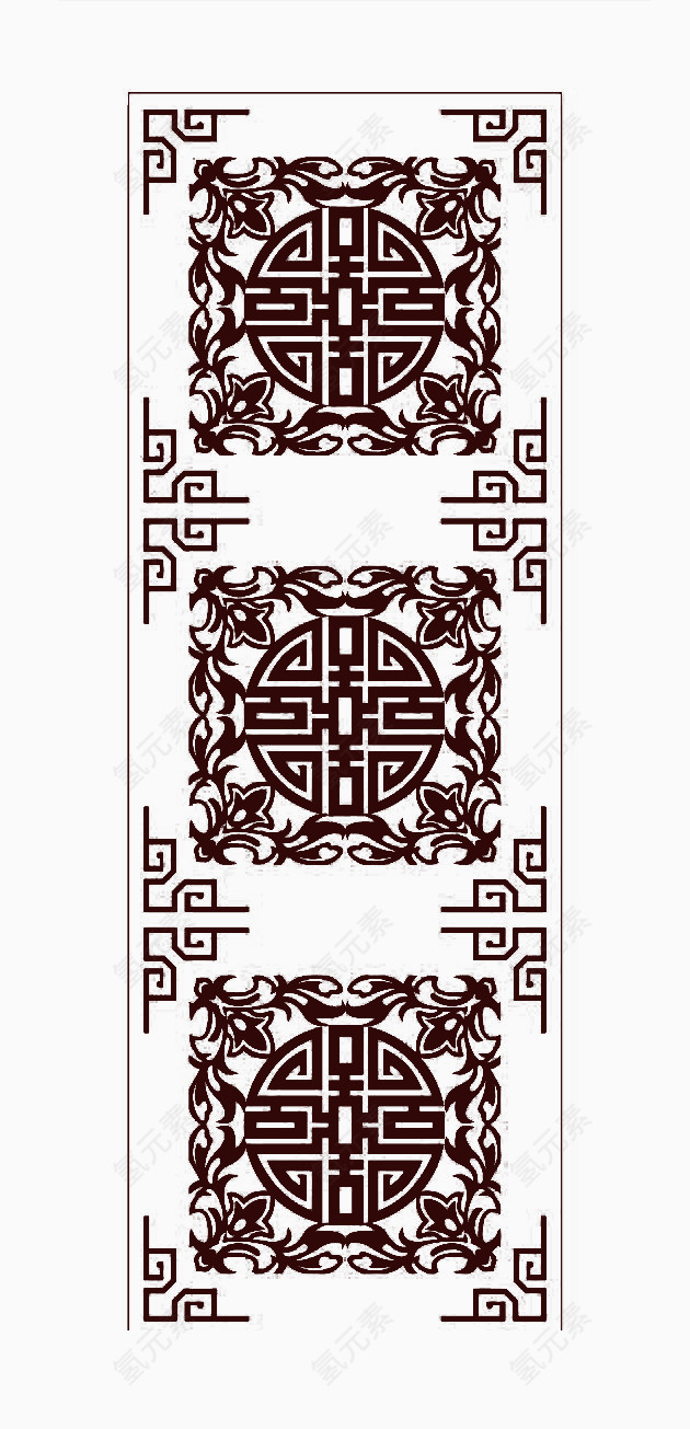中国风纹理边框