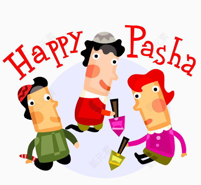 快乐地玩沙子的孩子们