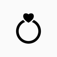 心形戒指图标