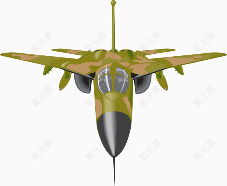 矢量手绘战斗机