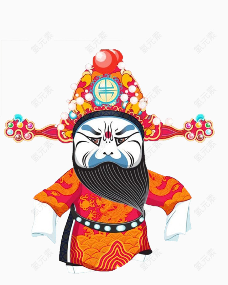 京剧 卡通 人物 