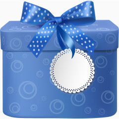 蓝色包装精美立体礼盒