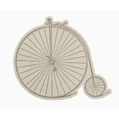 手绘创意自行车