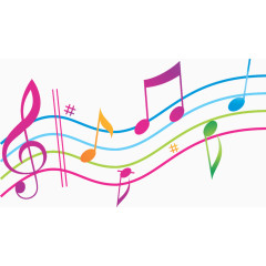 彩色音符