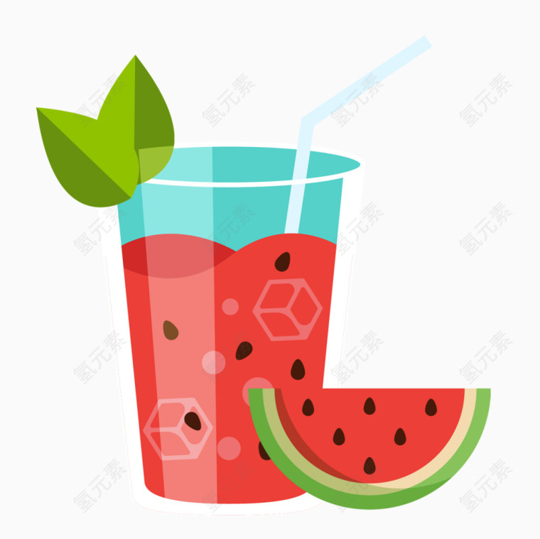 一杯西瓜汁