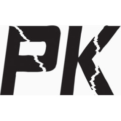 断裂的pk字体