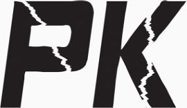 断裂的pk字体