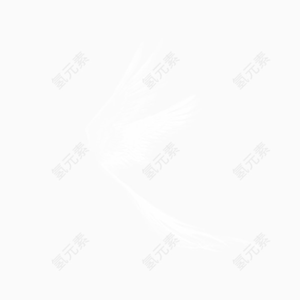 白色光线免抠元素