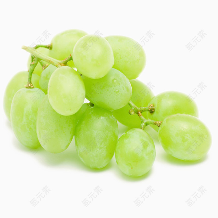 青葡萄水果png素材