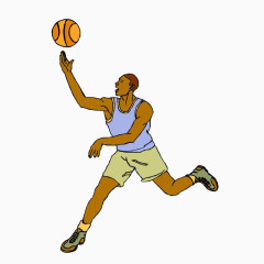 打球的男生素材