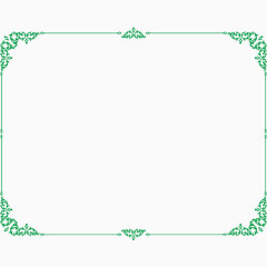 绿色边框