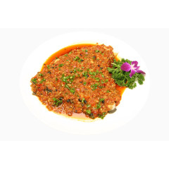 剁椒碟鱼头图片素材