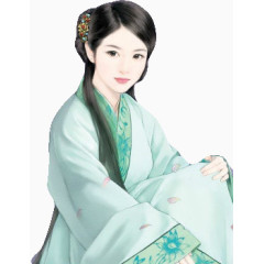 手绘人物素材卡通小人矢量图