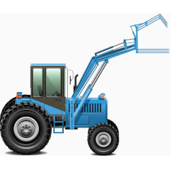 铲土机卡通素材